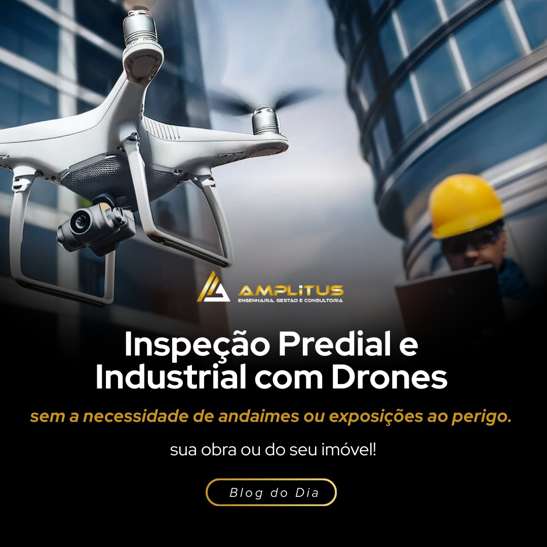 Inspeção predial e industrial com drones