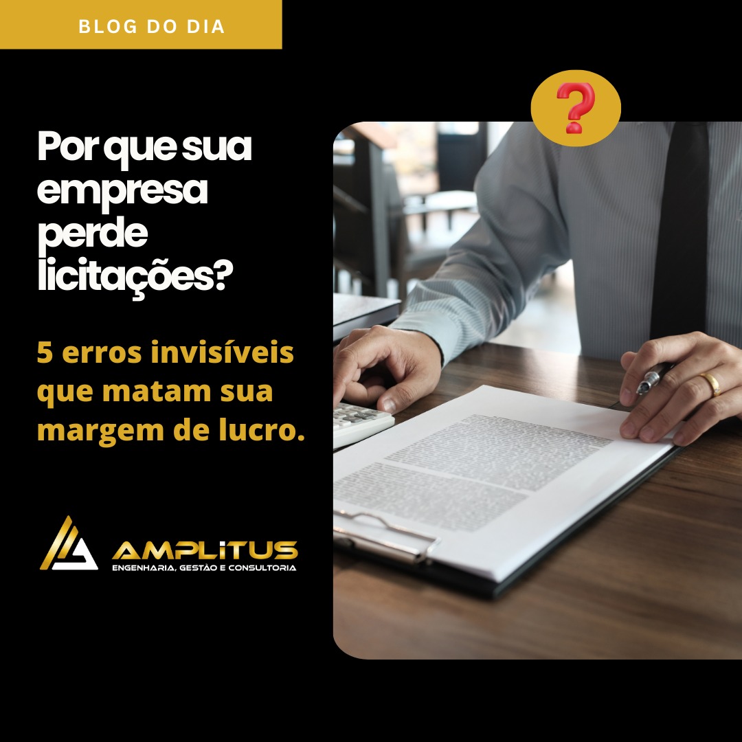 Licitações na engenharia: 5 erros que custam contratos