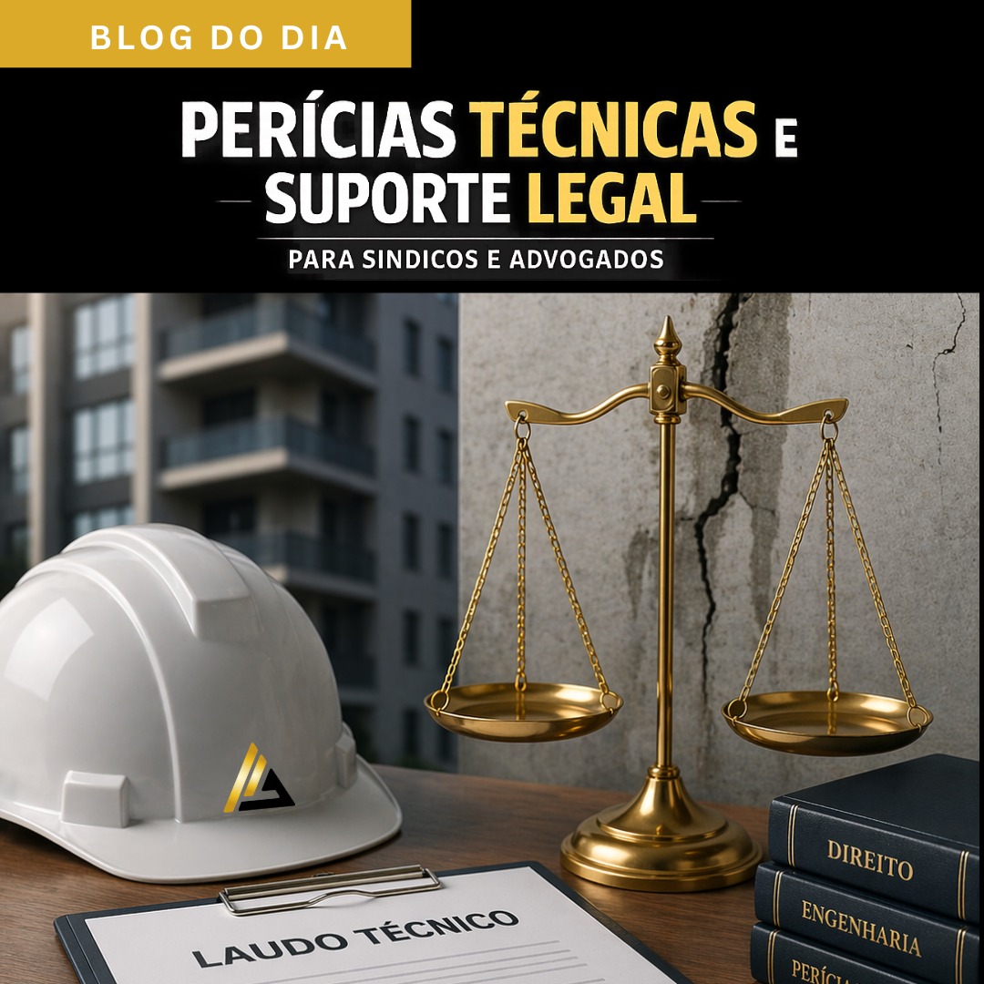 Perícias técnicas e suporte legal para síndicos e advogados