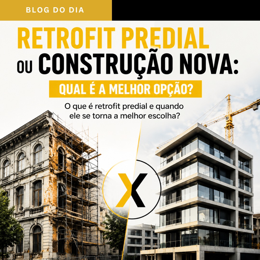 Retrofit predial ou construção nova: qual é a melhor opção?